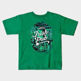 Happy St Patrick's Day Irish Pub Kids T-Shirt